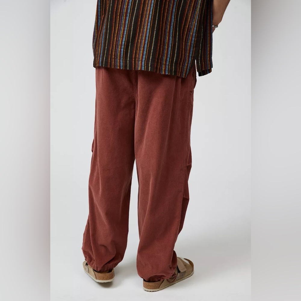 Urban Outfitters | BDG Solid 14W Corduroy Balloon Pants Wide Leg Brown Large - Picture 5 of 8